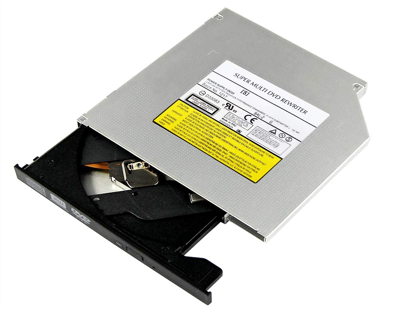 BHOMANI Internal Thick 12.7mm SATA 8X DVDRW CD DVD RW ROM Burner Writer Laptop Replacement PC Mac Tray Loading Drive for As.us Ac.er H.P De.ll Len.OVO Sam.Sung So.ny