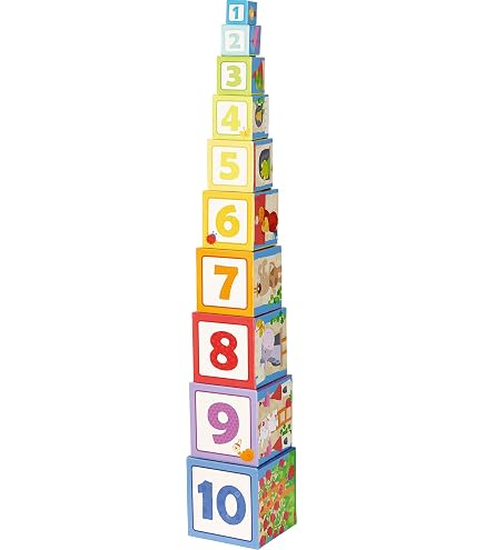 HEROS Baufahrzeuge & Feuerwehr-Set Aus Holz | 6-teiliges Spielset Mit Müllwagen & Feuerwehrauto Für Kinder Ab 1 Jahr