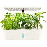 Hidroponik Topraksız 12 B&ouml;lme Bitki Yetiştirme Kiti 3 Mod 139 LED Tam Spekturum Bah&ccedil;e Kit