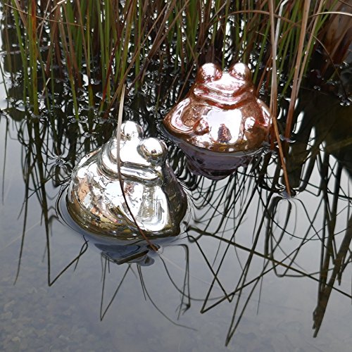 Schwimmfrosch 2 er Set rosa / silber - 2