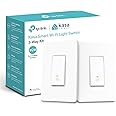 Kasa Smart 3 Way Switch HS210 KIT, Needs Neutral Wire, 2.4GHz Wi-Fi Light Switch works with Alexa and Google Home, UL Certified, No Hub Required, White,2 Count (Pack of 1)