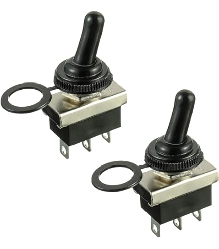 Interruttore A Levetta Momentaneo A 3 Posizioni AC 250V ON-OFF-ON Interruttore A Levetta A 6 Pin, Attacco 12 Mm - Foto 4