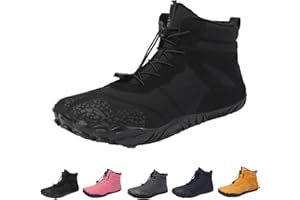 NEXORIA Buty do chodzenia boso, zimowe, outdoorowe, wodoszczelne, szybkoschnące, do biegania w terenie, antypoślizgowe, buty trekkingowe, buty barefoot, dla mężczyzn i kobiet