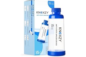 KNOXZY Anti-Static Spacer Device, Inhaler Chamber, use with Metered Dose Inhaler, BPA and Latex Free