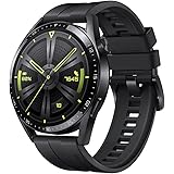 HUAWEI WATCH GT 3 46 mm, 14 Tage Akkulaufzeit, KI-Lauftrainer, über 100 Sportmodi, Bluetooth-Anrufe, präzise Positionierung m