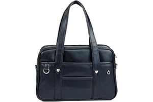 WUUISDNX Sac à main japonais pour l'école et les voyages, en cuir de qualité supérieure, grande capacité, en cuir PU, sac à main pour lycée japonais