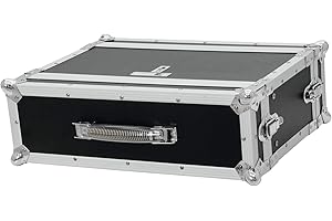 Roadinger Case 19" 3HE, Negro, 24 cm