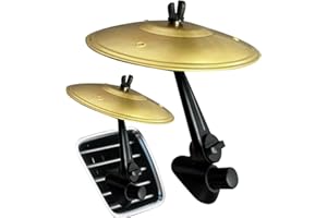 JIEBWCHA Platillos De Tambor De Coche, 14x13.5x3.5cm Platillo De Choque De Coche, Hierro Platillo Crash Para Coche, Fáciles De Instalar Y Duraderos, Para Coche Para Amantes De La Música