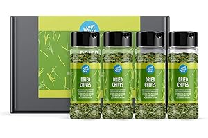 Marque Amazon - Happy Belly - Ciboulette déshydratée, 4x6g