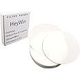 HeyWin 90mm Qualitative Filter Paper,Pack of 100,Laboratory Filter Paper Used for Filter Paper Science Experiment,also for Oil Industry Test