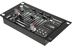 Ibiza - DJ21USB-MKII - Table de mixage à 4 voies/7 canaux et diverses entrées - USB - Noir