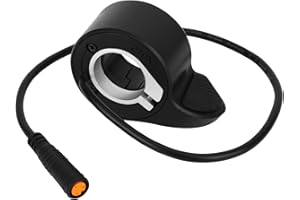 BTFO Accélérateur à Pouce pour Super 73 S2/S1/ZX/RX Série Adventure, Connecteur Étanche 3 Broches Remplaçable pour 22-23mm Diamètre Vélos Électriques & Scooters Guidon Rond (Noir)