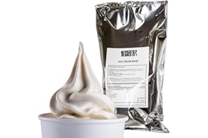DESSERTIFY White Chocolate & Hazelnut Ice Cream Powder Mix 1.95Kg - Luxury Soft Serve - Superior Creamy Taste - Use Commercially Or At Home - Up to 128 servings