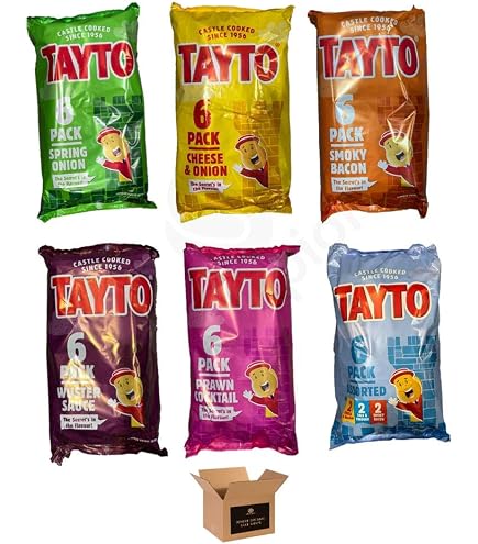 Buy TaytoCheese and Onion flavour crisps fro Ireland (24x25g Packs Buy TaytoCheese and Onion flavour crisps fro Ireland (24x25g Packs