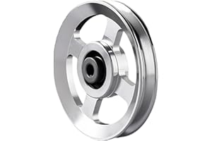 Ezweiji Seilrolle Fitness Riemenscheibe, 88-90 mm Universallager Aluminiumlegierung Krafttraining Zubehör für Kabel Maschine Gym Ausrüstung Teil Garagentor