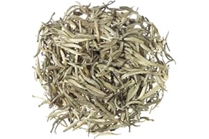 TEA SHOP - Té Blanco Silver Needles (Bai Hao Yin Zhen) 50g - 25 Tazas - Formato a Granel - White Tea - En Hojas - Beauty - Té Premium