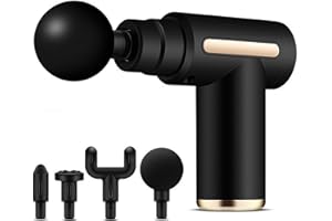 IndoTeam Massage Gun Deep Tissue – Portable Massager Gun with 5 Speeds – Muscle Massage Gun Hand Held Massager for Shoulder Body Back Relaxation – Muscle Percussion Massaging Handheld Muscle-Gun