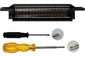 iParto Ranura de cartucho de repuesto para Nintendo NES 8 Bit System 72 Pin Connector Cartucho Slot Reemplazo para NES con destornillador