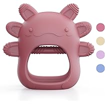 Akolik Teething Rings For Babies, Baby Teething Toy, Silicone Teething Ring, Grasping Toy, BPA-Free Baby Teething Toy, Baby Toy From 6 Months - View #5