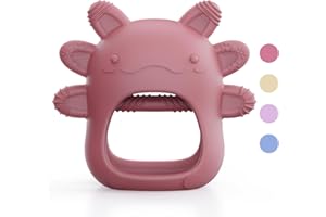 akolik Mordedor Bebe, Guantes Molares de Silicona para bebés, Juguete Agarrar, Accesorio de Enfermería la Dentición sin BPA para Bebés de más de 3 Meses