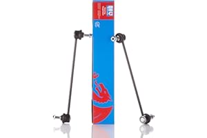 Quinton Hazell Stabiliser Link - QLS3742S - Single Bar Fits Front Axle Left or Right - Original Equipment OEM Quality Direct Fit Replacement - Length: 340mm - Finish: Powder-Coated