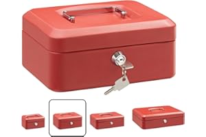 Arregui Elegant Box with Tray (Steel), red, C9224