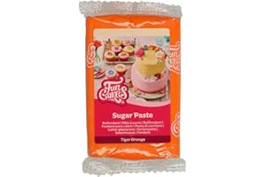FunCakes Pasta De Azúcar Anaranjado Tigre 250 G