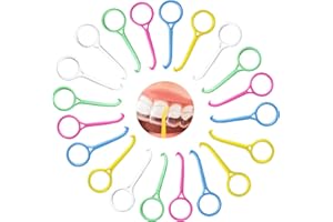 MIVAIUN 20 piezas herramienta extracción alineadores, Herramienta de eliminación,gancho de dientes, removedor aparatos ortopédicos invisibles
