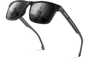 WRIMEN Polarisierte-Sonnenbrille-Herren-Damen-Sunglasses-Men-Woman-Sonnenbrillen-Klassische-Retro-UV400 Schutz-Rechteckig für Golf, Fahren, Angeln, Reisen & Outdoor-Sport