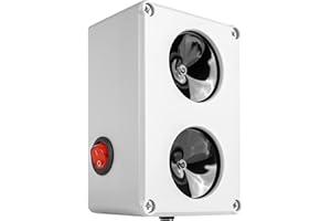 DRAGON ULTRASONIC Ahuyentador de animales por ultrasonido para martas, ratas, ratones, repelente de roedores fácil de montar en el imán, ahuyentador de ratas, martas, dispositivo de alta frecuencia, garaje, desván