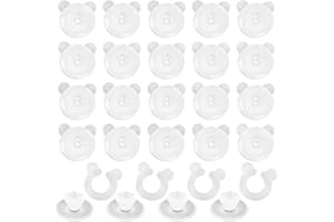 ZOCONE 24 Pezzi Ferma Piumino e Copripiumino, Bianco Clip per Piumino Multifunzionale Lenzuola Piumone Clip Antiscivolo Copripiumino Clip per Trapunta per Fermare Piumini Copri Piumino