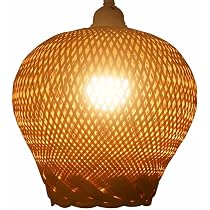 Handgewebte Bambus-Pendelleuchte – Ø35 Cm, Einstellbar, Inkl. LED-Birne, Für Wohnzimmer & Café
