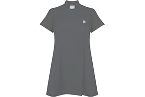 Proluxe Túnica de Belleza con Botones distintivos: peluquería, masajes, Terapeuta, SPA, Salud, Trabajo, salón de uñas, Uniforme