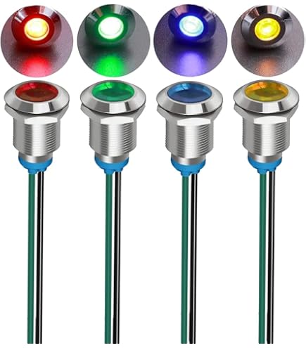 Compro LED-Signalleuchte CO BL 50 2F – 24V, IP65, Gelb, 45 MA, Energiesparend, Mit 4×3 LEDs, Für Industrie & Sicherheitssysteme