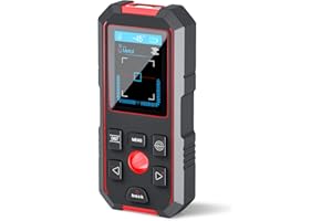 KOLSOL Stud Finder with 196 ft Laser Measure, 3 in 1 Electric Wall Scanner Sensor with ±0.1° Digital Level Lithium Battery, LCD Studs Detector Audio Broadcast for Wood Magnetic Metal AC Wire Finding