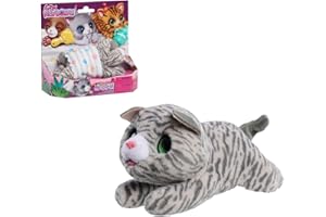 Just Play FurReal interaktywny kotek, mały pluszowy, interaktywny kot z efektami dźwiękowymi i mi, zabawki dla dzieci od 4 lat