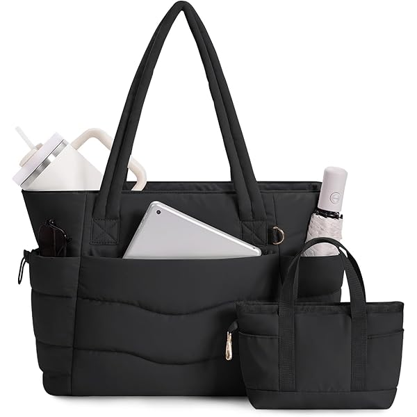 Black leather shoulder bag for women