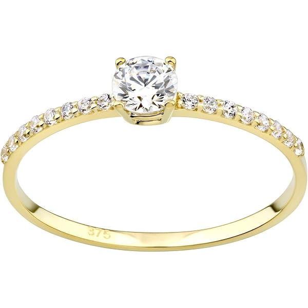 SISTER Ring In 9ct Yellow Gold Over Sterling Silver - Sizable From J To V