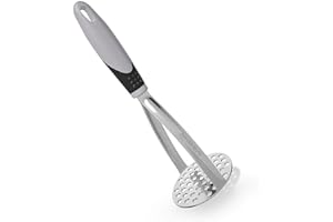 Potato Mashers, Joyoldelf Potato Masher Stainless Steel, Masher with Non-Slip Handle, Fruit & Vegetable Baby Food Masher