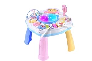 TUXXJZM Baby Activity Table | Baby Musical Toys | Musical Activity Table | Activity Center For Baby | Early Learning Educational Toy | Sensory Toys For Baby 6 To 12 Months 1 2 3 Years Old Boys Girls