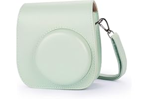 Leebotree Mini 12 Case Compatible with Instax Mini 12 Instant Camera (Pastel Green)