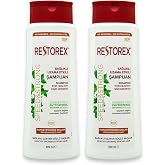Restorex Kuru & Yıpranmış Sa&ccedil;lar İ&ccedil;in Şampuan 500 ml 2li paket