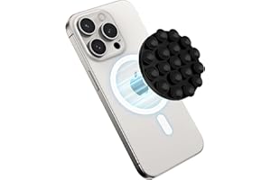 omee Mobile Magnet Saugnapf-Handyhülle Halterung, für Spiegel, Glas, Keine Raue Oberfläche, Silikon Magnet Saugnapf Handyhalter Kompatibel mit iPhone 15 14 13 12 Serien, für TikTok Ersteller, Videos
