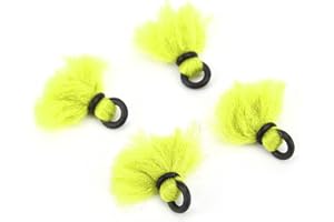 Sren Yarn Strike Indicator, Small, Fluorescent Yellow, Fly, Monofilament