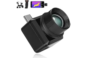 Xinfrared InfiRay T2 Pro Noktowizor Monokularowy kalkulator termiczny dla systemu Android, rozdzielczość 256 x 192, długość ogniskowa 13,6 x 10,2 FOV, Hot Spot Tracking do polowania, do 1300 m