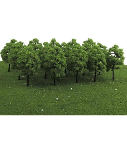 Modellbäume 11 Cm – 10 Stück Roter Obstbaum, Für Modelleisenbahn & Diorama