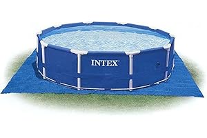 Tapis de sol pour piscine ronde jusqu a 4,57m - intex 58932