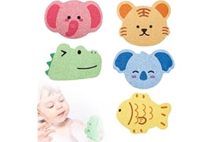 NHQZ 5 pezzi spugna da bagno per bambini spugne da bagno per bambini, spugna da bagno spugna da doccia per bambini, spugna da doccia per bambini, spugna da bagno morbida versione Cartoon
