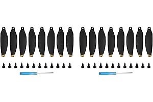 HORIZON FLOW 32x/16x Propellers For DJI Mini 2 SE/Mini 2 / Mini SE Replacement 4726 FM Prop Blades Low noise Wings for Drone Accessories Screws & Screwdrivers Colour Tips (16x Gold Tip)