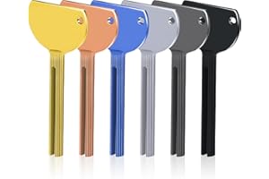 GlamRays 6 sztuk wyciskacz do tubek, pasta do zębów, narzędzie do wyciskania rur, metalowa rurka, wałek do rur, wyciskarka do pasty do zębów, do wszystkich tubek (6 kolorów)